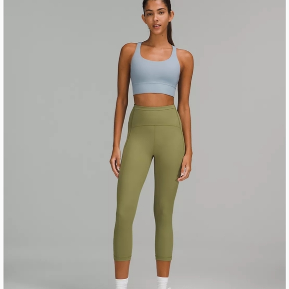 BNWT Lululemon Swift Speed HR Cropped Leggings Bronze Green size 2 - Picture 4 of 9